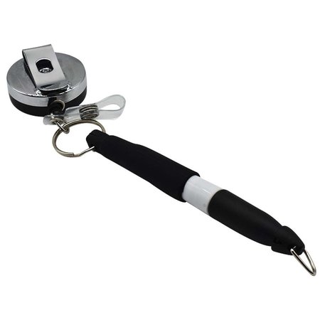 Big Horn Heavy Duty Retractable Pull Pen & Pencil Holder with Pen 19884